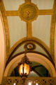 Hanging lamp at Missouri State Capitol. Jefferson City, MO.