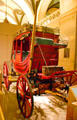 Concord-style mail coach in History Hall at Missouri State Capitol. Jefferson City, MO.