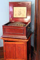 Changeable disk Regina music box at Vaile Mansion. Independence, MO.
