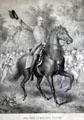 Graphic of Confederate Maj. Gen. Sterling Price by Kurz & Allison at John Wornall House Museum. Kansas City, MO.