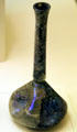 Blown yellow-glass flask from Asia Minor at University of Missouri Museum of Art & Archaeology. Columbia, MO.