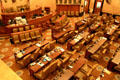 House of Representatives chamber in Mississippi State Capitol. Jackson, MS.