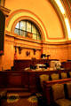 Speakers rostrum of House of Representatives in Mississippi State Capitol. Jackson, MS.