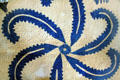 Detail of Princess Feather pattern quilt by Mary Hicks Stovall at Museum of Mississippi History. Jackson, MS.