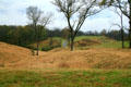 Rolling hills between Union lines & Confederate lines in distance. Vicksburg, MS.