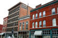 Broadway streetscape with I.O.G.T., Leggat, I.O.O.F., & Louis S. Cohn buildings. Butte, MT.