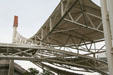 Skypoint with movable truss & sail to shade street. Billings, MT.