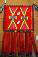Sioux quillwork pouch at Montana Historical Society museum. Helena, MT.