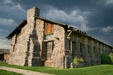 Underwood's Union Pacific Dining Hall in his Rustic Architecture style. West Yellowstone, MT
