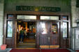 Entrance of West Yellowstone Union Pacific Depot, now Museum of the Yellowstone. West Yellowstone, MT.