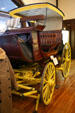 Open Sinter touring coach of Yellowstone-Western Co. built by Abbot & Downing Co., Concord, NH, at Museum of the Yellowstone. West Yellowstone, MT.