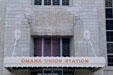 Art Deco details of Omaha Union Station. Omaha, NE.
