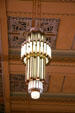 Art Deco lamp of Omaha Union Station. Omaha, NE.