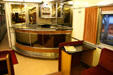 Union Pacific lounge car bar at Durham Western Heritage Museum. Omaha, NE.