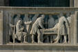 Signing of the Declaration of American Independence sculpted on Nebraska State Capitol. Lincoln, NE.