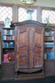 Cabinet & bookshelves in Little Studio at Saint-Gaudens NHS. Cornish, NH.