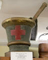 Apothecary trade sign from Dover, NH at Woodman Museum. Dover, NH.