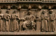 Various arts & religion on Alexander Hall on Princeton campus. Princeton, NJ.
