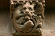 Winged beast on Alexander Hall on Princeton campus. Princeton, NJ.