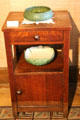Oak Somno night stand #618 by Craftsman Workshops of Eastwood, NY at Gustav Stickley Museum at Craftsman Farms. Morris Plains, NJ.