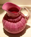Rose du Barry glass pitcher by Northwood Glass Co. of Martin's Ferry, OH at Museum of American Glass. Milville, NJ.