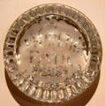 World's Columbian Fair glass paperweight at Museum of American Glass. Milville, NJ.