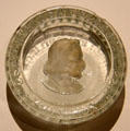 World's Columbian Exposition, Chicago, IL glass paperweight at Museum of American Glass. Milville, NJ.