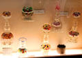 Paperweights incorporated into various objects to show it could be done by workers of Whitall Tatum Co. of Millville, NJ at Museum of American Glass. Milville, NJ.