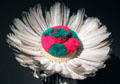 Mexican hat by Huichol native at Museum of International Folk Art. Santa Fe, NM.