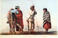 Navajos engraving by H.B. Mollhausen at Albuquerque Museum. Albuquerque, NM.