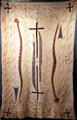 Colcha probably from Carson, NM at Harwood Museum of Art. Taos, NM.
