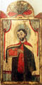 St Ignatius Loyola retablo by José Rafael Aragón at Millicent Rogers Museum. Taos, NM.