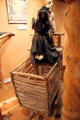 La Muerte figure of death at Hacienda de los Martinez. Taos, NM.