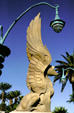 Winged Burmese-style dragon at Mandalay Bay. Las Vegas, NV.