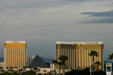 THE Hotel , part of Mandalay Bay Hotel complex flank Luxor pyramid. Las Vegas, NV.