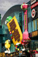 M&M characters on attraction on the Strip. Las Vegas, NV.