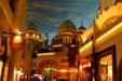 Artificial night sky over Arabian domes at Aladdin Hotel shopping arcade. Las Vegas, NV.