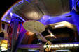 Starship Enterprise hovers overhead at Star Trek The Experience at Las Vegas Hilton. Las Vegas, NV.