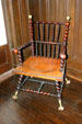 Spiral arm chair in Theodore Roosevelt Inaugural Site. Buffalo, NY.
