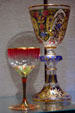 Austrian wineglass & goblets at Corning Museum of Glass. Corning, NY.