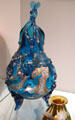 Art Nouveau blown-glass vessel with lizard by Auguste Jean of Paris at Corning Museum of Glass. Corning, NY.