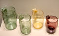 Glass mugs from Southern New Jersey at Corning Museum of Glass. Corning, NY.