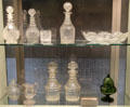 Early American glass vessels at Corning Museum of Glass. Corning, NY.