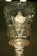 Russian cut glass goblet with portrait of Empress Elizabeth Petrovna at Corning Museum of Glass. Corning, NY.