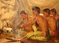 Prayer to Spirit of the Buffalo painting by Joseph Henry Sharp at Rockwell Museum of Art. Corning, NY.
