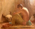 Twilight painting by Joseph Henry Sharp at Rockwell Museum of Art. Corning, NY.
