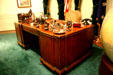 F.D. Roosevelt's White House desk in Presidential Library & Museum. Hyde Park, NY.