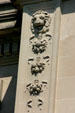 Lion with garlands on Vanderbilt Mansion. Hyde Park, NY.