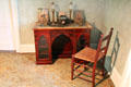 Gothic-style desk in Grant's sick room at Grant Cottage SHS. Wilton, NY.