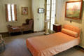Lounge chairs & bed from France in Mrs. Hyde's bedroom at Hyde House. Glens Falls, NY.